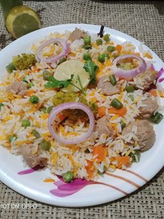 A picture of Boiled veg pulao.
