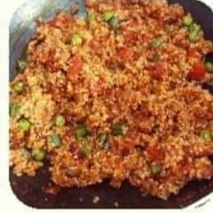 A picture of Quinoa Tomato biryani.