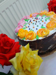 عکسی از دستور تزئین کیک