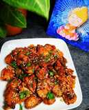 Orange glazed sesame chicken