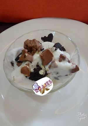 A picture of My home made diary free ice cream.