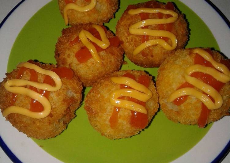 Resep Bola Kentang Isi Sosis Dan Keju Oleh Maylan Hajrona Cova Cookpad