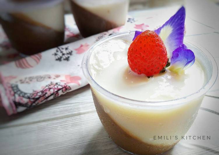 Puding vla vanilla ala kfc
