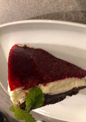 Zdjęcie przepisu Brownie z mascarpone.