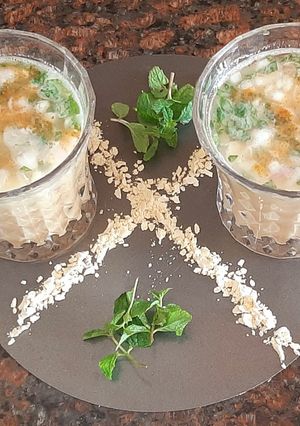 A picture of Sattu drink.