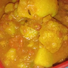 A picture of Masala potatoes.