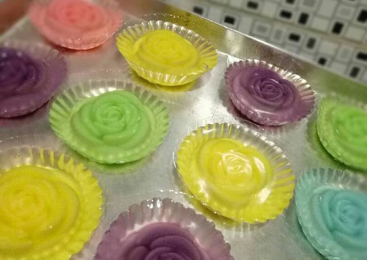 Resep masakan Puding mawar kaca🌷 | Bahan Membuat Puding mawar kaca🌷 Yang Bikin Ngiler