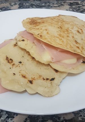 Una foto de Arepas