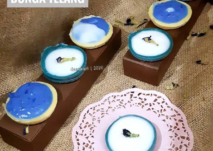 Langkah Mudah untuk Membuat Kue Lumpur Lapindo Bunga Telang yang Lezat Sekali