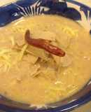 Crema de frijoles estilo purepecha