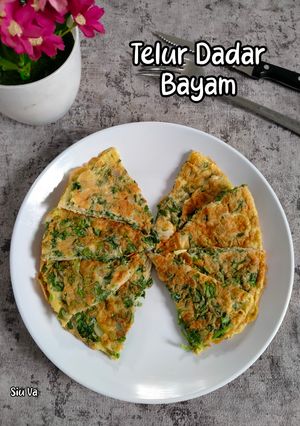 Foto resep Telur Dadar Bayam