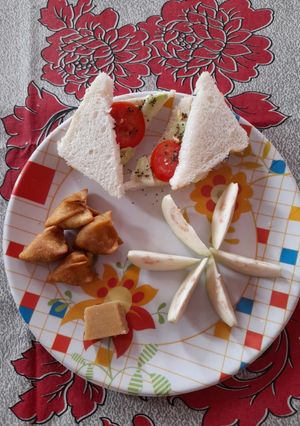 A picture of Simple healthy tiffin.