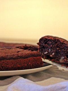 Una foto de Bizcocho de cacao y calabacín