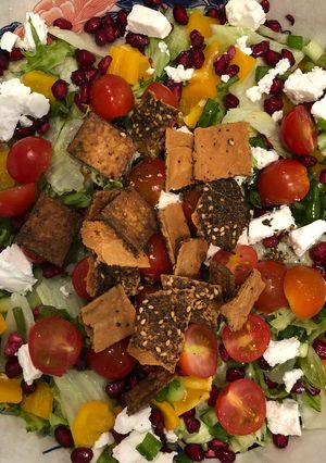 صورة لوصفة سلطة بطريقتي المفضله 😋😍