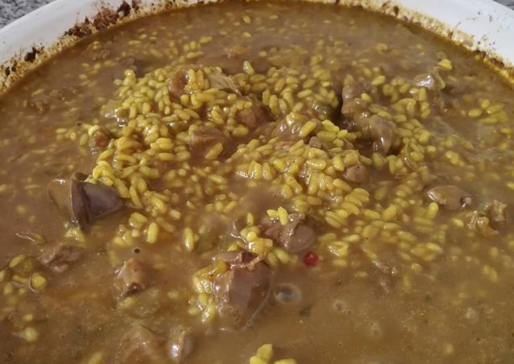 Arroz con menudillo