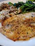Parmesan Lemon Pepper Tilapia