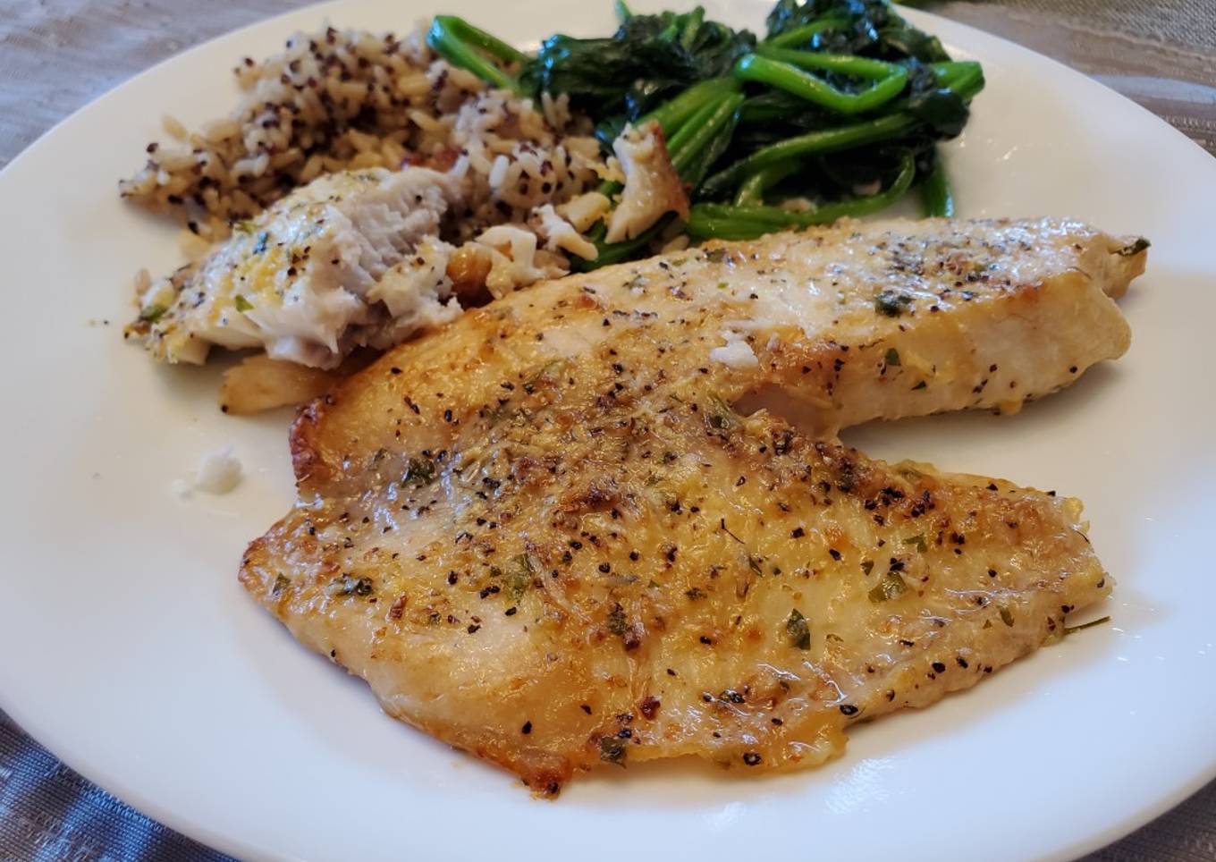Parmesan Lemon Pepper Tilapia