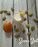 Mango and Green Almond Shake