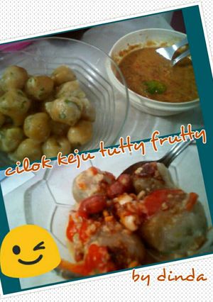 Foto resep Cilok keju tutty frutty