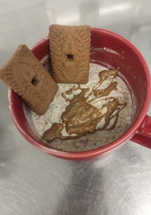 Une photo de Pudding au spéculoos