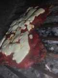 Tapa de pecho asada con leña