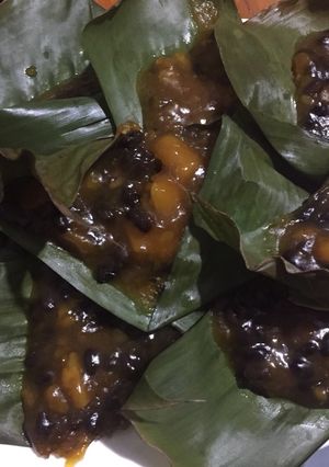 Hình của món Bánh bí đỏ đậu đen.