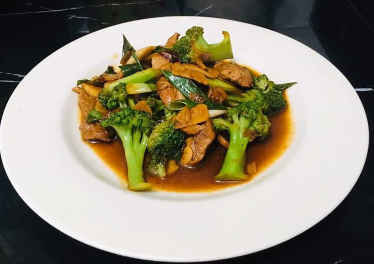 Resep Daging Brokoli Saus Tiram, Sempurna