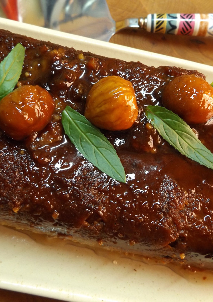 Una foto de Budín sencillo de castañas