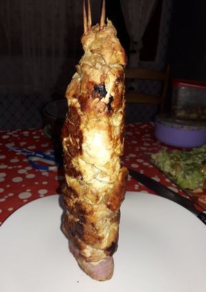 صورة لوصفة كباب بالدجاج