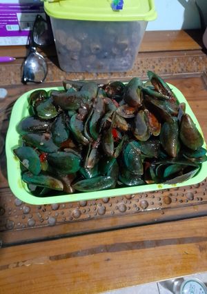 Foto resep Kerang Hijau Pedas Manis saos Tiram