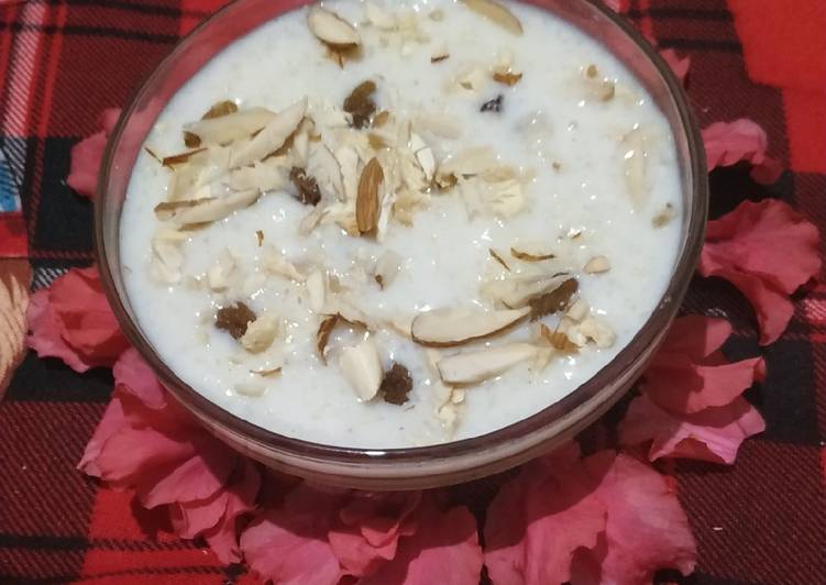 Recipe of Quick Chawal kheer(indian rice pudding)