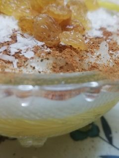 صورة لوصفة رز بحليب مع الكاسترد 🙈