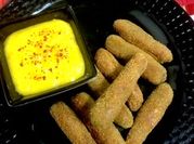A picture of spicy chicken strips