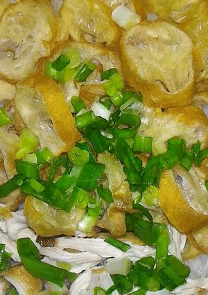 Foto resep Bubur ayam cakwe homemade