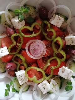 A picture of Greek Salad!.