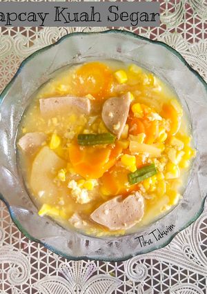 Foto resep Capcay kuah segar