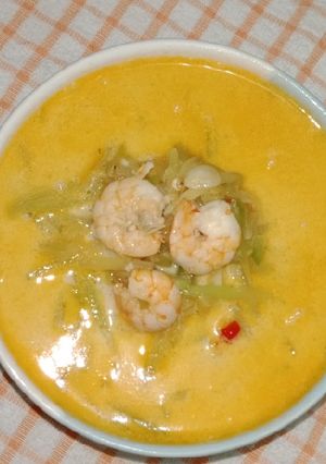 Foto resep Labu siam udang santan