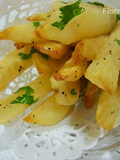 自製免炸薯條 的食譜成品照片