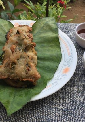 A picture of Farali Patra Samosa.