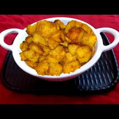A picture of Chatpate aloo.
