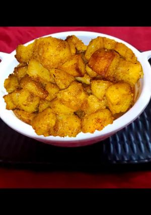 A picture of Chatpate aloo.