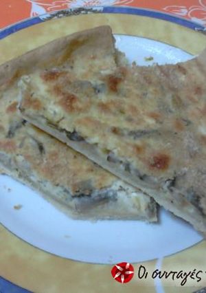 Φωτογραφία της συνταγής Τάρτα με μανιτάρια και τυριά
