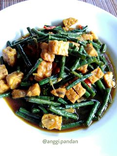 Foto resep Oseng tempe kacang panjang
