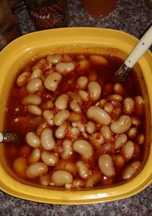 Una foto de Porotos a la vinagreta