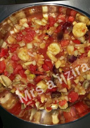 A picture of Fruits salad.