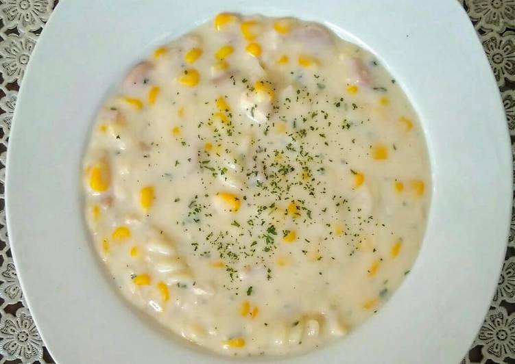 Recipe: Yummy Creamy soup / sup krim