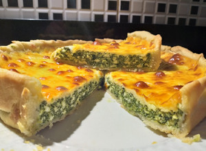 Una foto de Tarta de espinaca y ricota