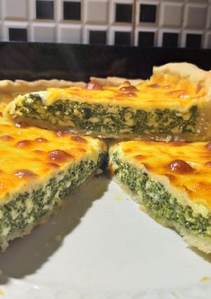 Una foto de Tarta de espinaca y ricota