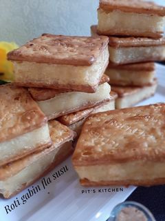 Foto resep 11.ROTI GABIN FLA SUSU