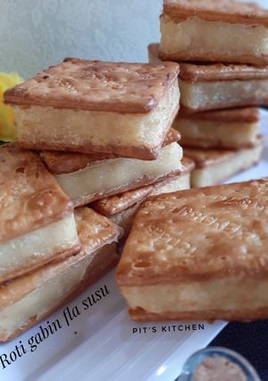Foto resep 11.ROTI GABIN FLA SUSU